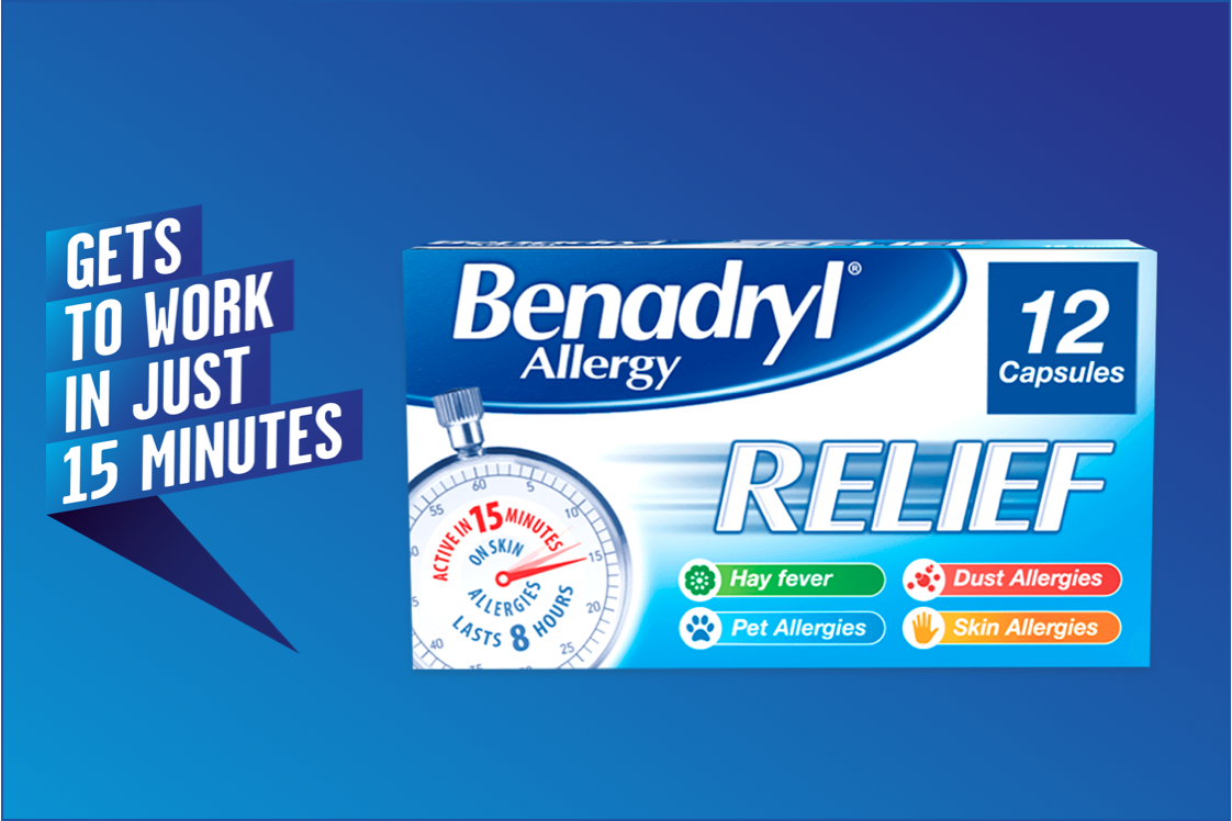 The BENADRYL® Difference: Show allergy symptoms who’s boss