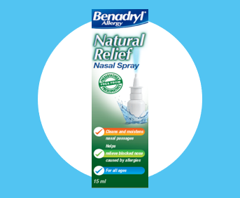 BENADRYL® Allergy Natural Relief Nasal Spray