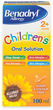 BENADRYL® Allergy Children’s 1mg/ml Oral Solution